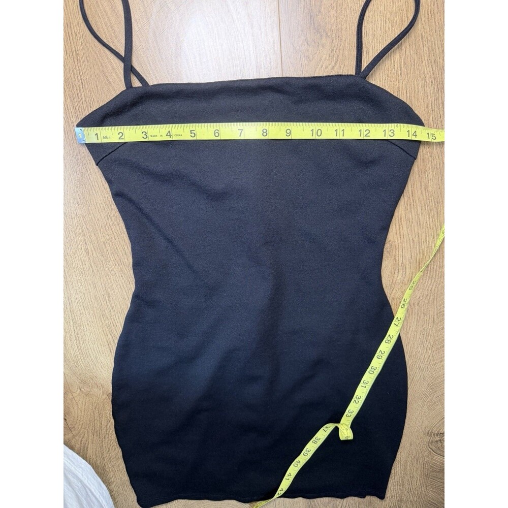 Lulus Black Bodycon Mini Dress Chic Little Black Dress Women’s Small - Picture 5 of 9